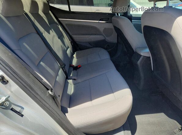 5NPD84LF0KH413124 2019 HYUNDAI ELANTRA Серебряный Вид задних сидений
