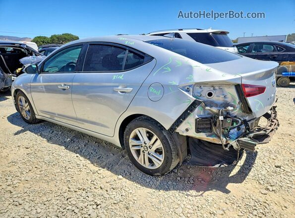 5NPD84LF0KH413124 2019 HYUNDAI ELANTRA Серебряный Задняя левая четверть