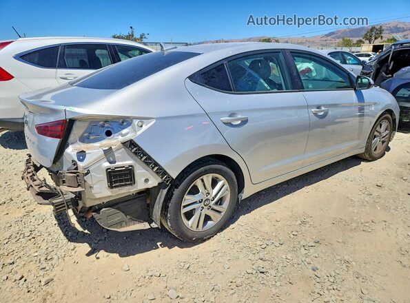5NPD84LF0KH413124 2019 HYUNDAI ELANTRA Серебряный Задняя правая четверть