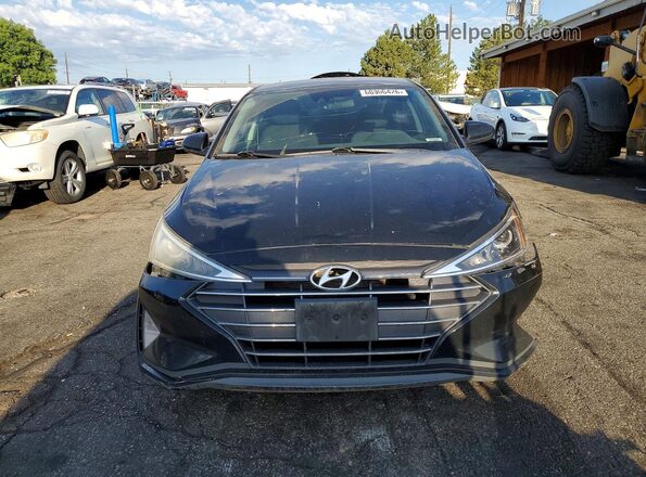 5NPD84LF0KH414452 2019 HYUNDAI ELANTRA Black Vista frontal