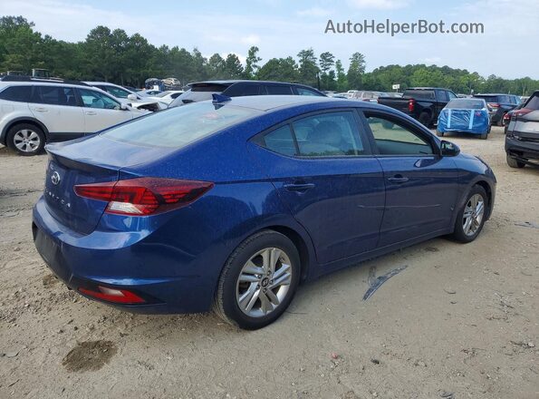 5NPD84LF0KH415598 2019 HYUNDAI ELANTRA Blue Tył prawy