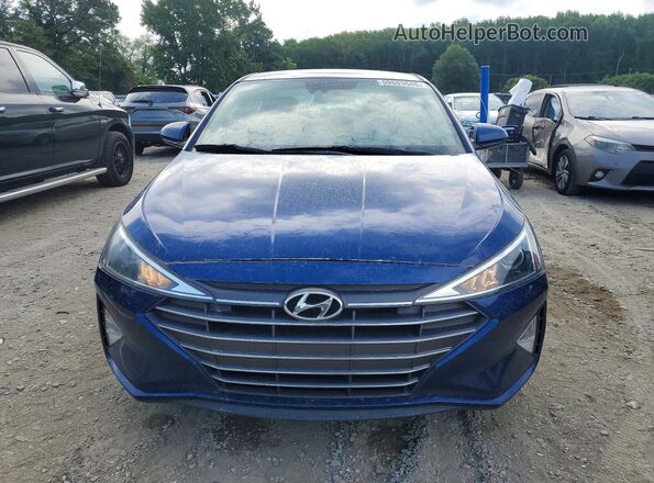 5NPD84LF0KH415598 2019 HYUNDAI ELANTRA Blue Widok z przodu