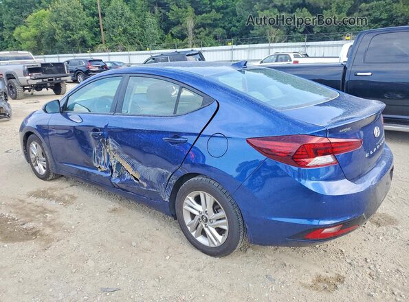 5NPD84LF0KH415598 2019 HYUNDAI ELANTRA Blue Tył lewy