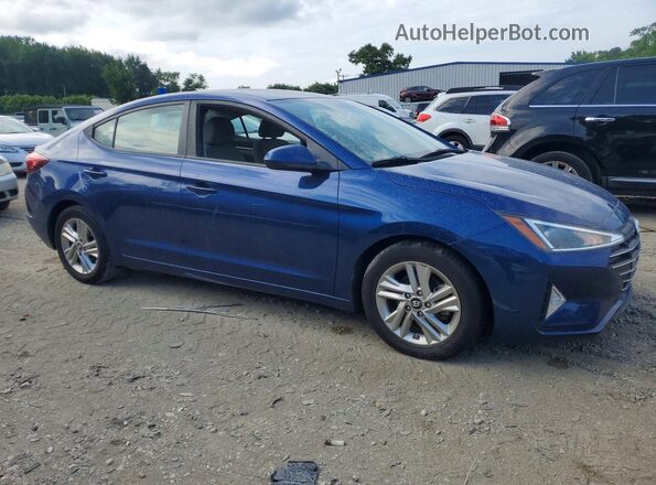 5NPD84LF0KH415598 2019 HYUNDAI ELANTRA Blue Przód prawy