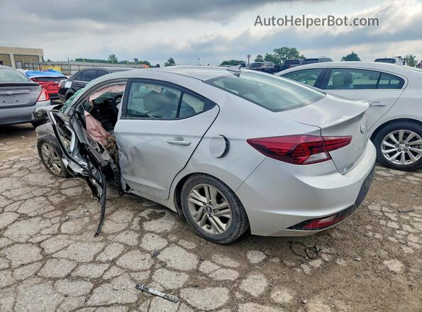 5NPD84LF0KH480595 2019 HYUNDAI ELANTRA Silver Հետևի ձախ