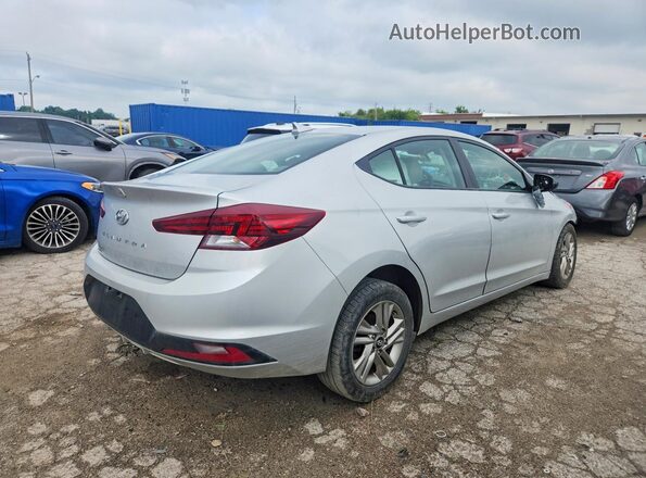 5NPD84LF0KH480595 2019 HYUNDAI ELANTRA Silver Հետևի աջ