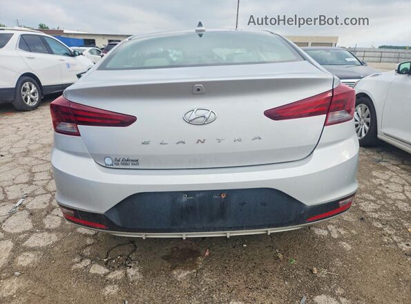 5NPD84LF0KH480595 2019 HYUNDAI ELANTRA Silver Հետևի տեսք