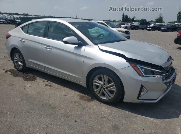5NPD84LF0KH490950 2019 HYUNDAI ELANTRA Silver Front right