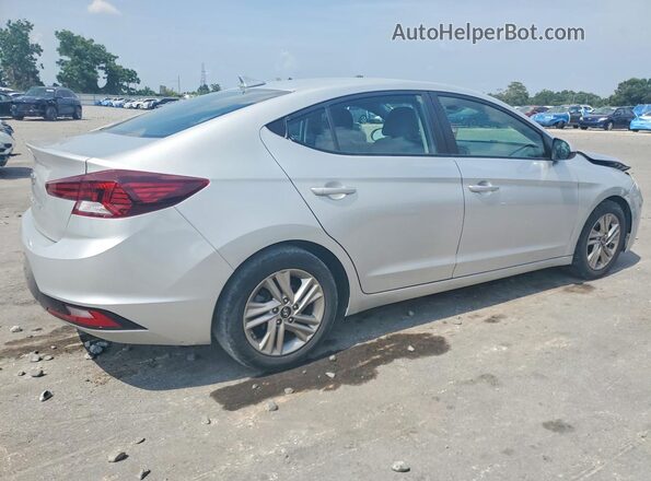 5NPD84LF0KH490950 2019 HYUNDAI ELANTRA Silver Rear right