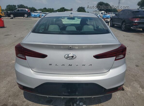 5NPD84LF0KH490950 2019 HYUNDAI ELANTRA Silver Rear view