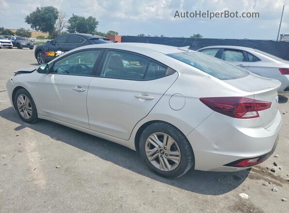 5NPD84LF0KH490950 2019 HYUNDAI ELANTRA Silver Rear left