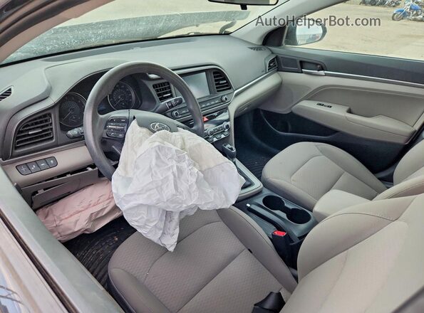 5NPD84LF0LH507991 2020 HYUNDAI ELANTRA Blue Առջևի վահանակի տեսք