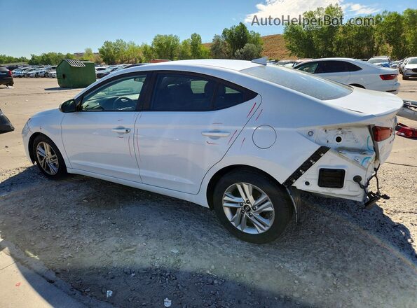 5NPD84LF0LH519574 2020 HYUNDAI ELANTRA White Հետևի ձախ