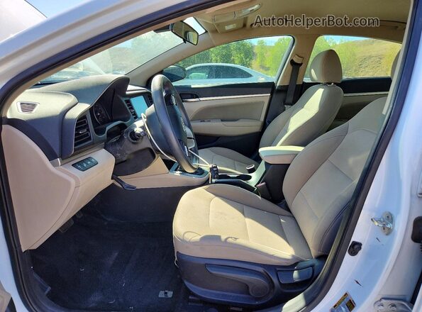 5NPD84LF0LH519574 2020 HYUNDAI ELANTRA White Սալոնի դիմացի տեսք