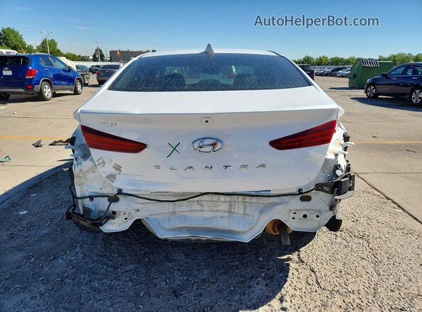 5NPD84LF0LH519574 2020 HYUNDAI ELANTRA White Հետևի տեսք