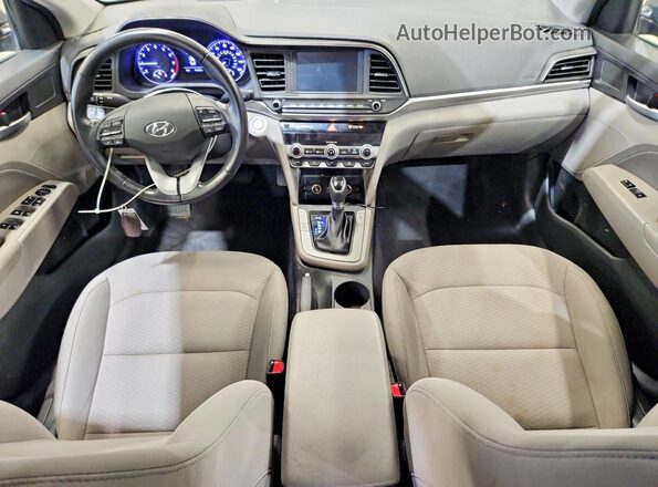 5NPD84LF0LH522104 2020 HYUNDAI ELANTRA Gray Առջևի վահանակի տեսք