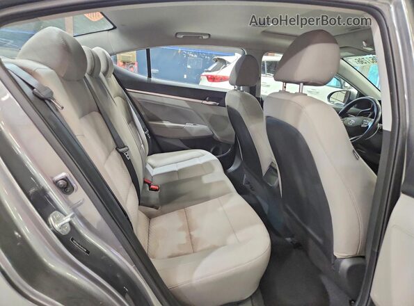 5NPD84LF0LH522104 2020 HYUNDAI ELANTRA Gray Հետևի նստատեղերի տեսք