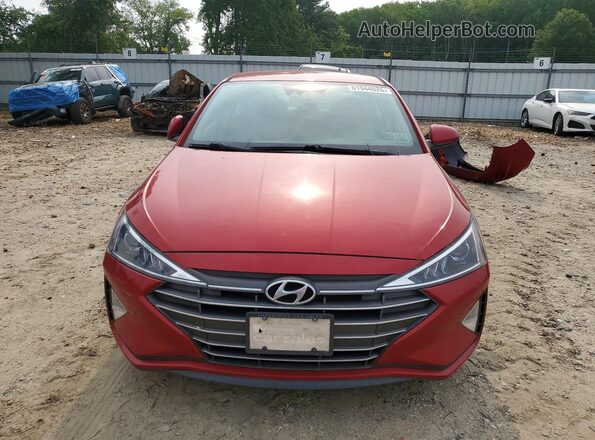 5NPD84LF0LH531580 2020 HYUNDAI ELANTRA Red Вид спереду