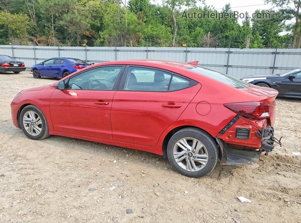 5NPD84LF0LH531580 2020 HYUNDAI ELANTRA Red Задня ліва чверть