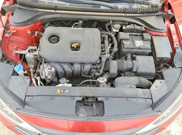 5NPD84LF0LH531580 2020 HYUNDAI ELANTRA Red Вид задньої частини салону