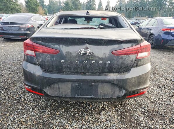 5NPD84LF0LH537279 2020 HYUNDAI ELANTRA Black Вид ззаду