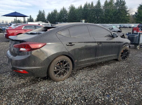 5NPD84LF0LH537279 2020 HYUNDAI ELANTRA Black Задня права чверть