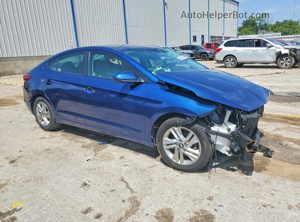 5NPD84LF0LH546502 2020 HYUNDAI ELANTRA Blue Front right