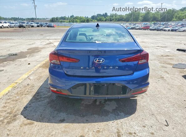 5NPD84LF0LH546502 2020 HYUNDAI ELANTRA Blue Rear view