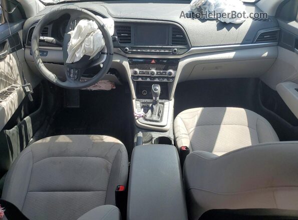 5NPD84LF0LH546502 2020 HYUNDAI ELANTRA Blue Dashboard view