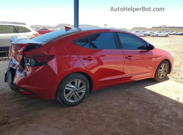 5NPD84LF0LH548539 2020 HYUNDAI ELANTRA Красный Задняя правая четверть