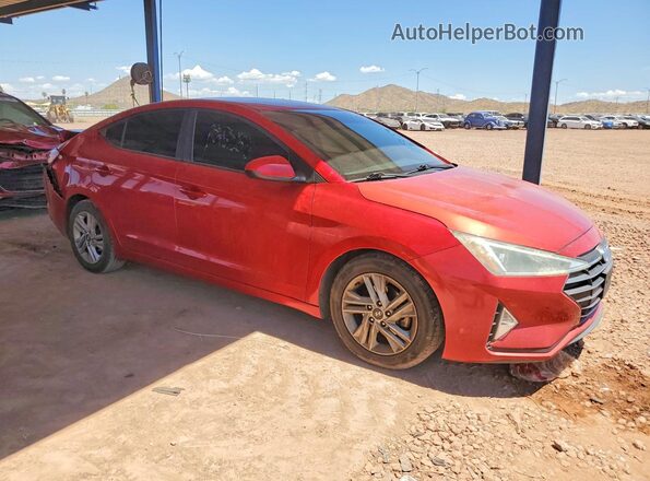 5NPD84LF0LH548539 2020 HYUNDAI ELANTRA Красный Передняя правая четверть