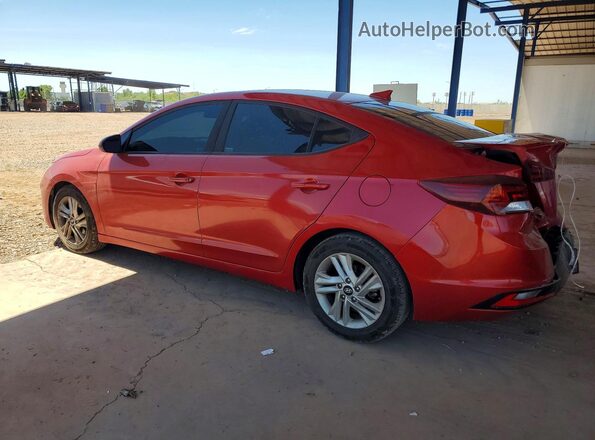 5NPD84LF0LH548539 2020 HYUNDAI ELANTRA Красный Задняя левая четверть