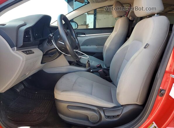 5NPD84LF0LH548539 2020 HYUNDAI ELANTRA Красный Вид салона спереди