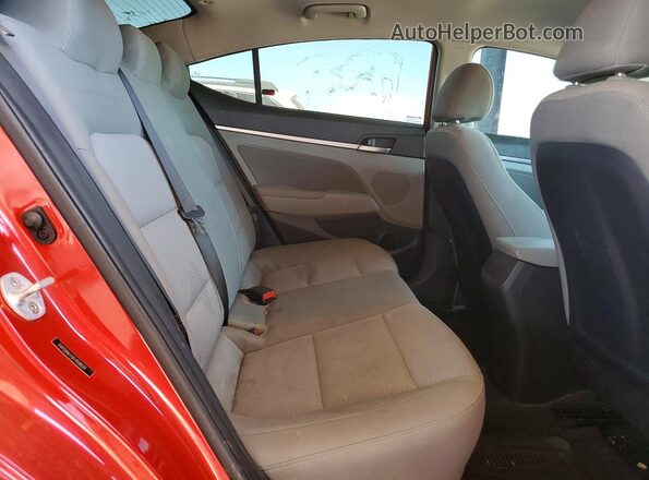 5NPD84LF0LH548539 2020 HYUNDAI ELANTRA Красный Вид задних сидений