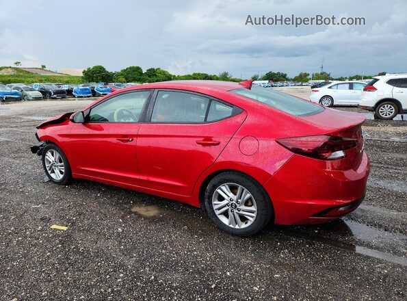 5NPD84LF0LH554695 2020 HYUNDAI ELANTRA Red Задня ліва чверть