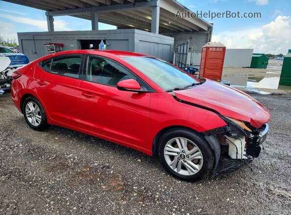5NPD84LF0LH554695 2020 HYUNDAI ELANTRA Red Передня права чверть