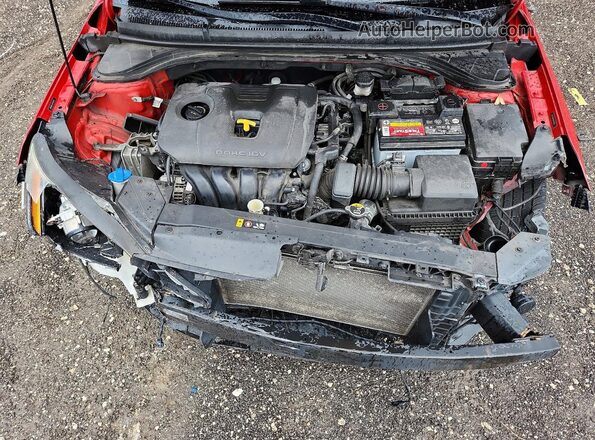 5NPD84LF0LH554695 2020 HYUNDAI ELANTRA Red Вид задньої частини салону