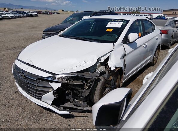 5NPD84LF0LH570038 2020 HYUNDAI ELANTRA White Front left