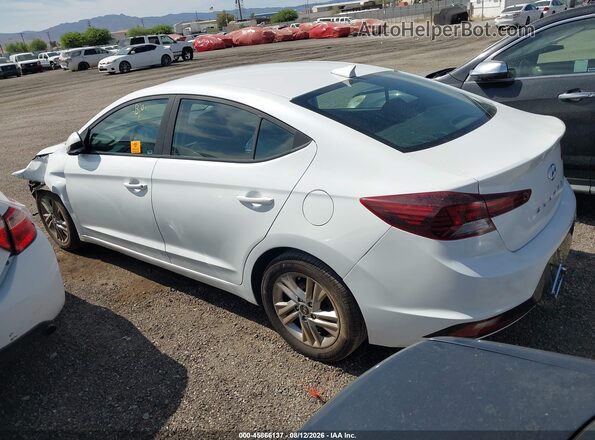 5NPD84LF0LH570038 2020 HYUNDAI ELANTRA White Rear left