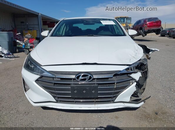 5NPD84LF0LH570038 2020 HYUNDAI ELANTRA White Rear interior view