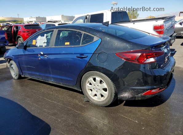 5NPD84LF0LH574428 2020 HYUNDAI ELANTRA Blue Հետևի ձախ