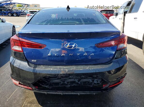 5NPD84LF0LH574428 2020 HYUNDAI ELANTRA Blue Հետևի տեսք