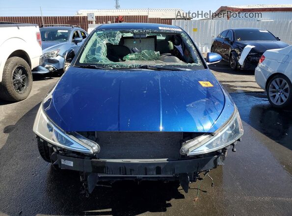 5NPD84LF0LH574428 2020 HYUNDAI ELANTRA Blue Դիմացի տեսք