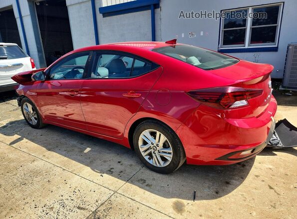 5NPD84LF0LH574834 2020 HYUNDAI ELANTRA Red Trasero izquierdo