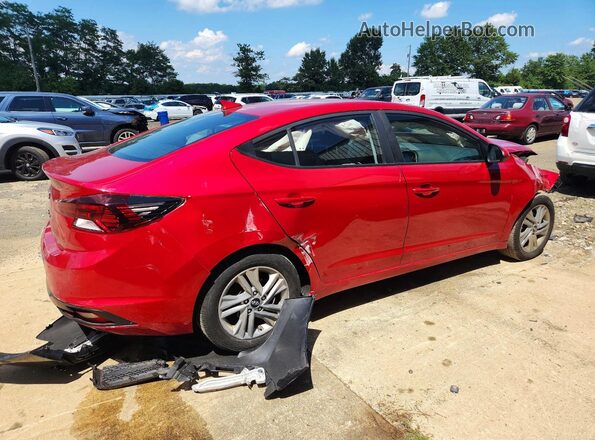 5NPD84LF0LH574834 2020 HYUNDAI ELANTRA Red Trasero derecho