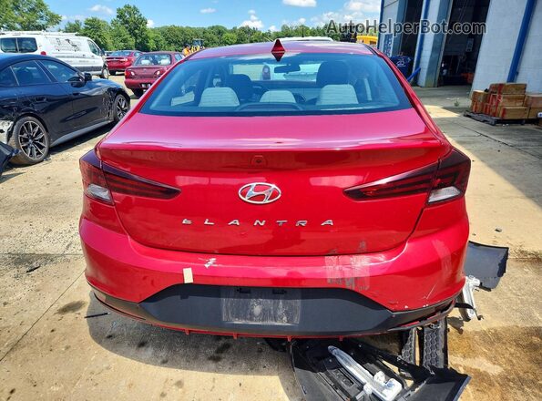 5NPD84LF0LH574834 2020 HYUNDAI ELANTRA Red Vista trasera