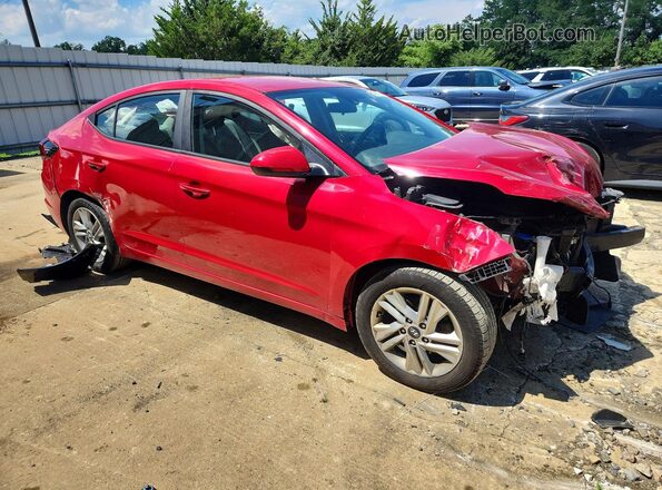 5NPD84LF0LH574834 2020 HYUNDAI ELANTRA Red Delantero derecho
