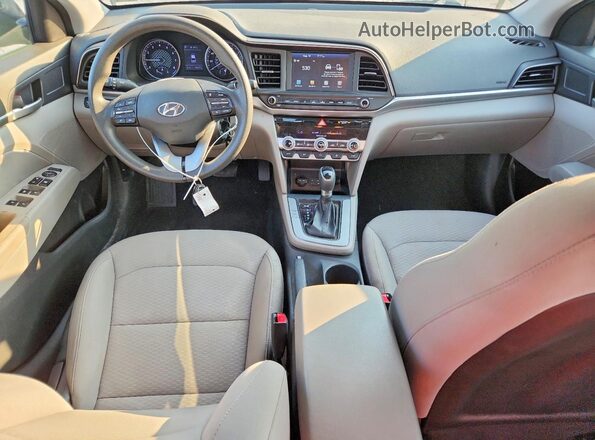 5NPD84LF0LH575062 2020 HYUNDAI ELANTRA Gray Dashboard view