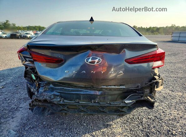 5NPD84LF0LH575062 2020 HYUNDAI ELANTRA Gray Rear view