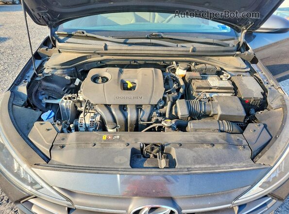 5NPD84LF0LH575062 2020 HYUNDAI ELANTRA Gray Rear interior view